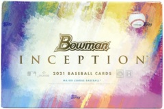 2021 Bowman Inception MLB Baseball Hobby Box